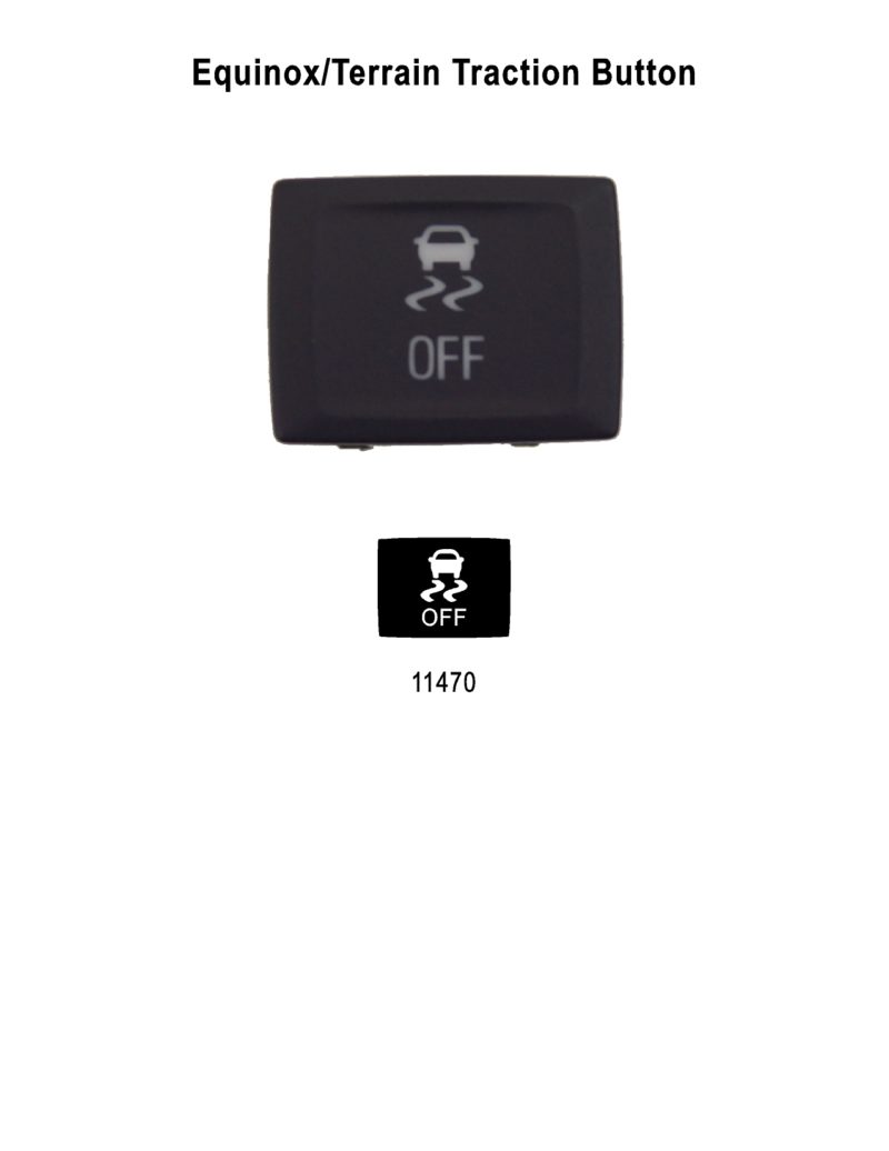 GM Equinox Terrain Traction Button Auto Button Repair